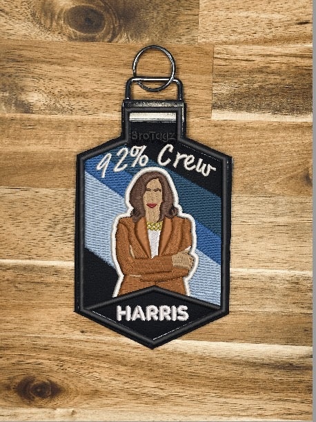 92% Black Women for Harris Bag Tag