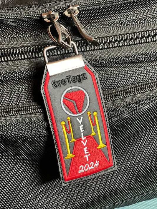 DL VELVET Themed Bag Tag **Limited Edition**