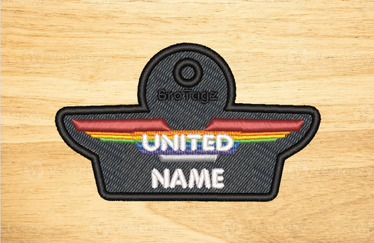 UA Wings Bag Tag (Rainbow)