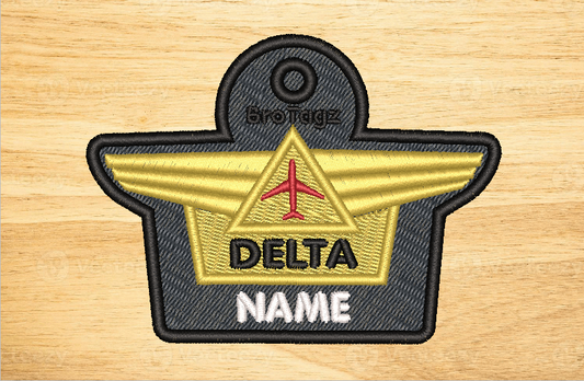 DL Wings Bag Tag