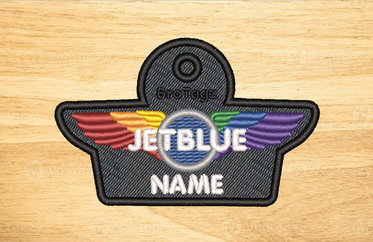 JetBlue Wings Keychain (Rainbow)