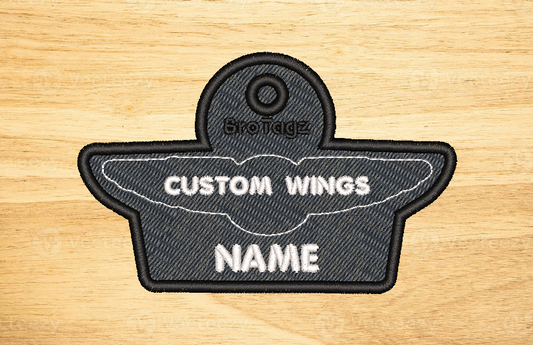 BUILD-A-TAG: Airline Wings Keychain