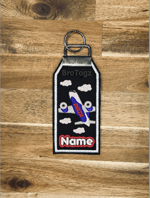 DL Plane Takeoff Bag Tag - Classic Mini