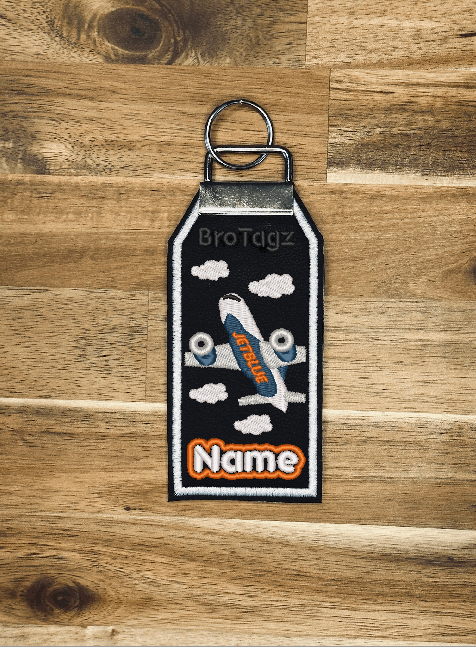 B6 Plane Takeoff Bag Tag - Classic Mini