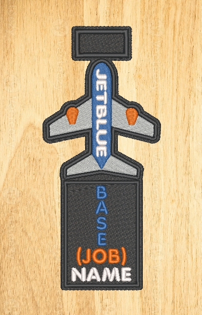 B6 Airplane Shaped Bag Tag